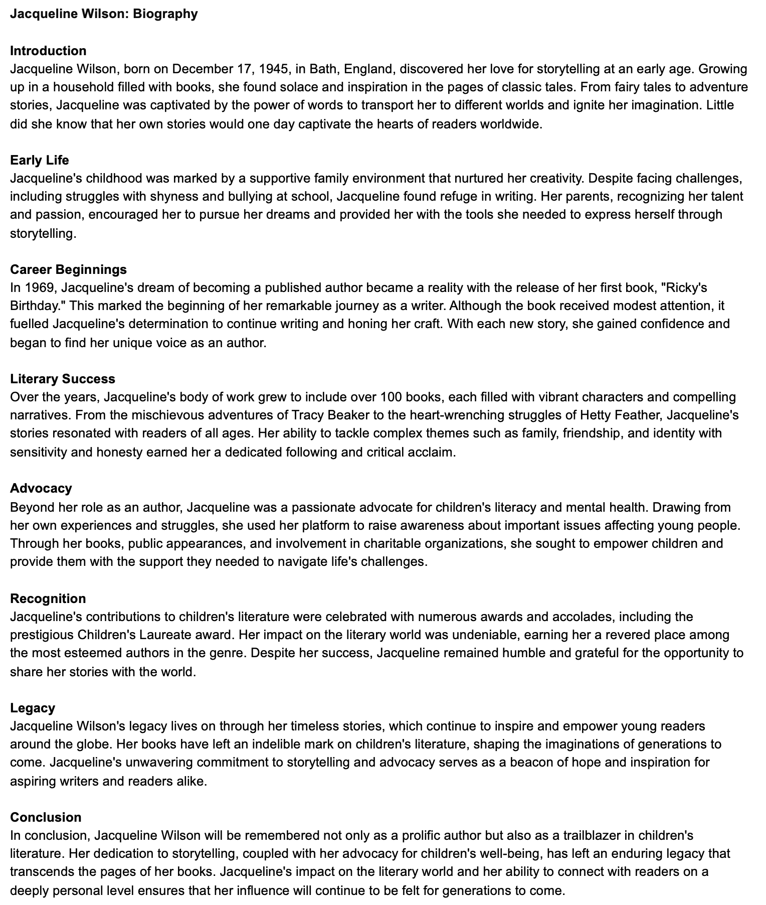 Comprehension passage